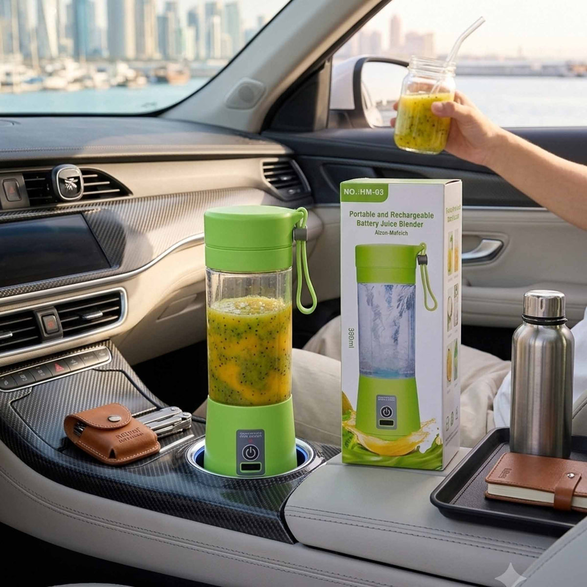 Portable Rechargeable Juice Blender 380ml | USB Personal Smoothie Maker